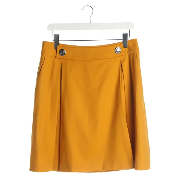 Skirt, in Mustard Yellow, Wool, Hugo Boss Red Label