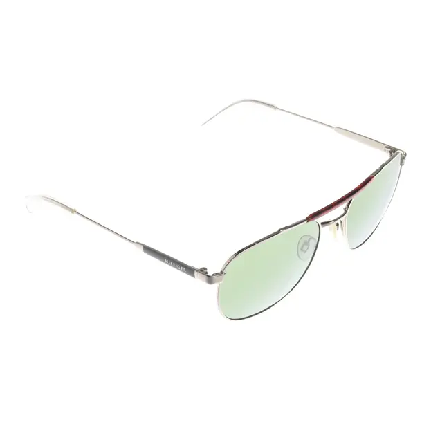 Sonnenbrille, in Silber, Kunststoff / Metall, Tommy Hilfiger