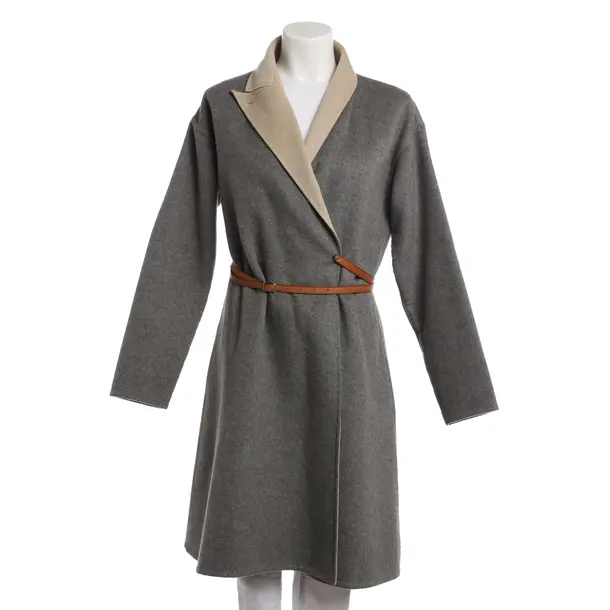 Mid-Season Coat, in Gray, Cashmere, Hermès