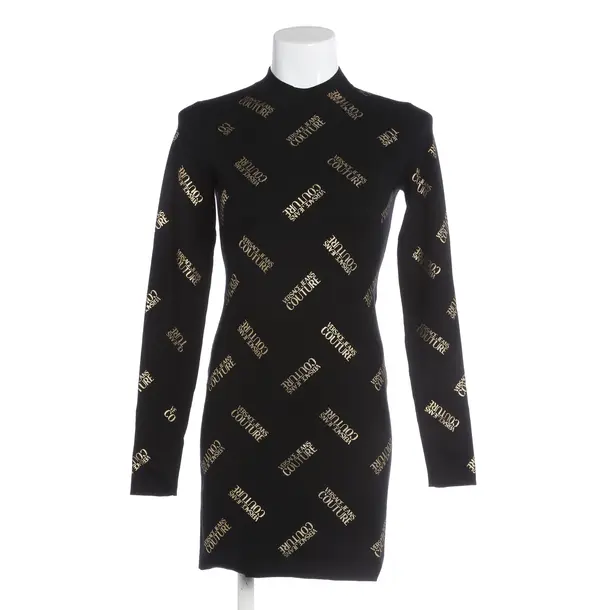 Dress, in Black, Cotton, Versace Jeans Couture