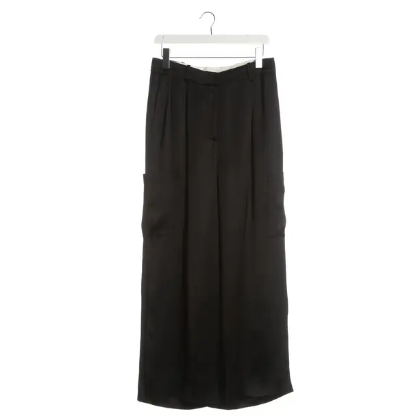 Hose, in Schwarz, Baumwolle, Loulou Studio