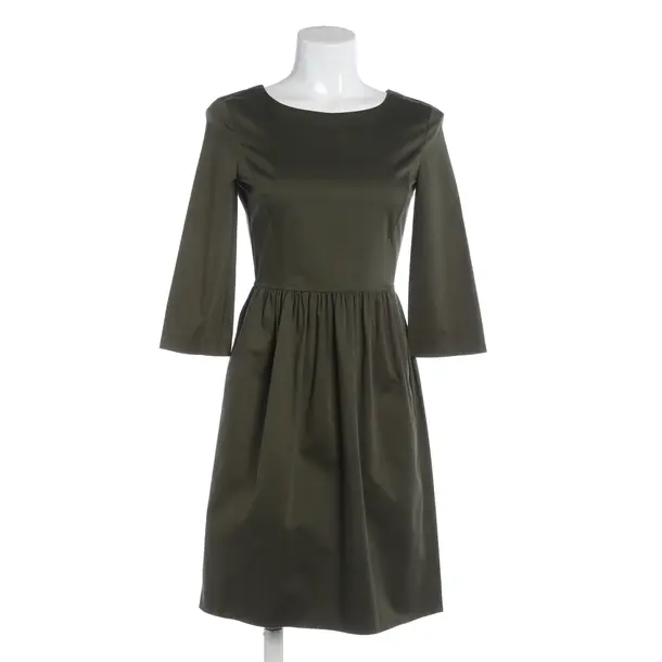 Cocktail Dress, in Olive Green, Cotton, Strenesse