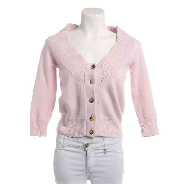 Strickjacke, in Hellrosa, Kaschmir, Alexander McQueen