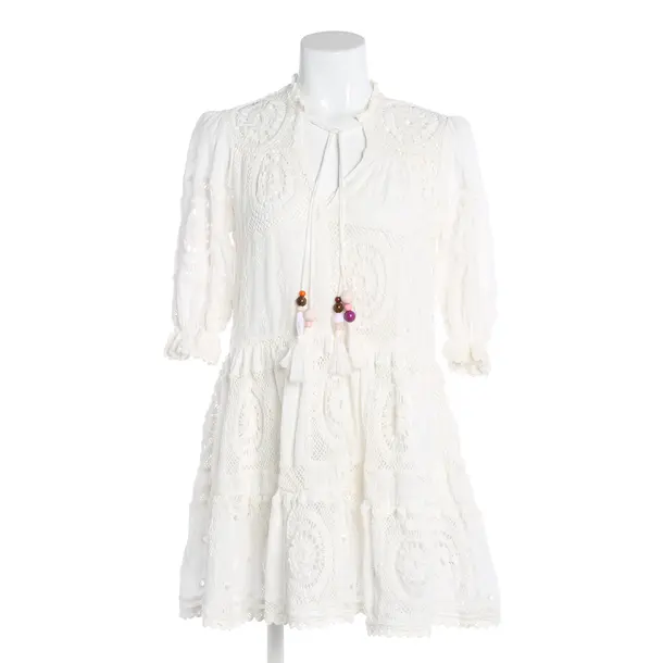 Dress, in White, Cotton, Maje