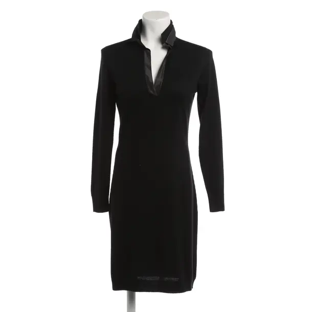 Dress, in Black, Wool, Gran Sasso