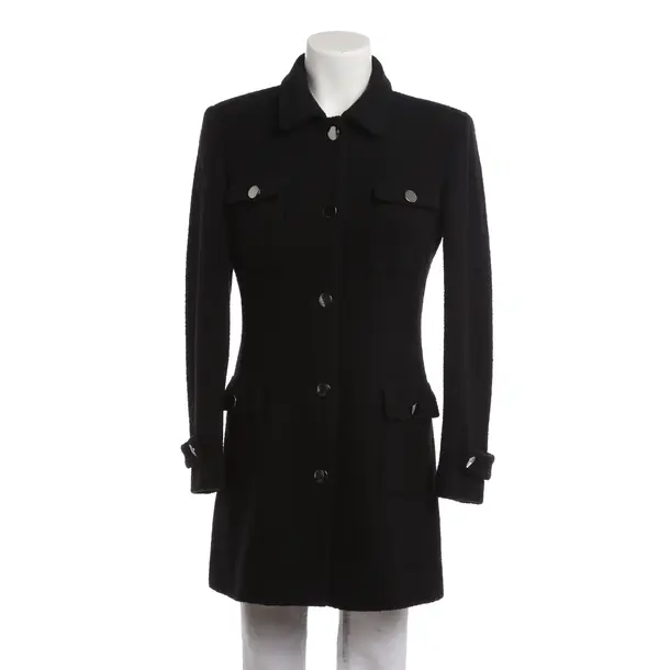 Mid-Season Jacket, in Black, Wool, Tagliatore
