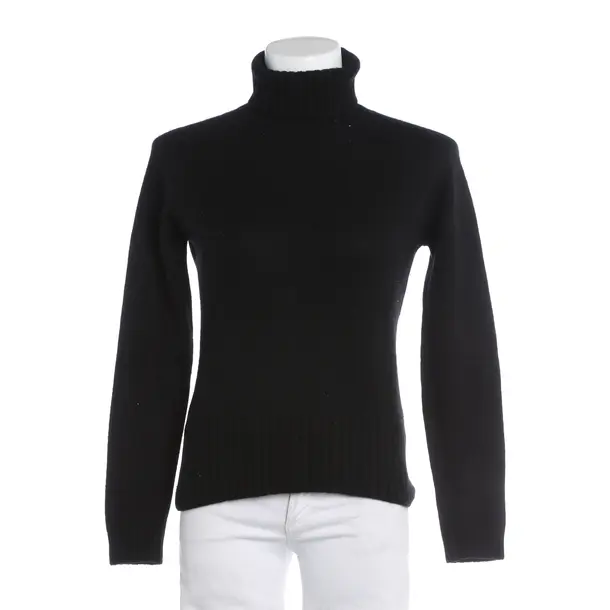 Cashmere Jumper, in Black, Cashmere, Malo