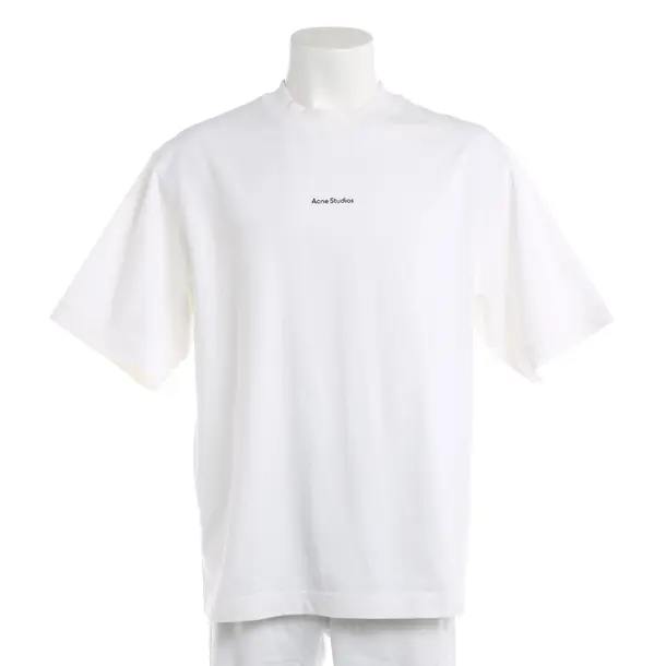 T-Shirt, in Weiß, Baumwolle, Acne Studios
