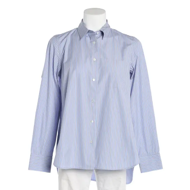 Blouse, in Light Blue, Cotton, Lis Lareida