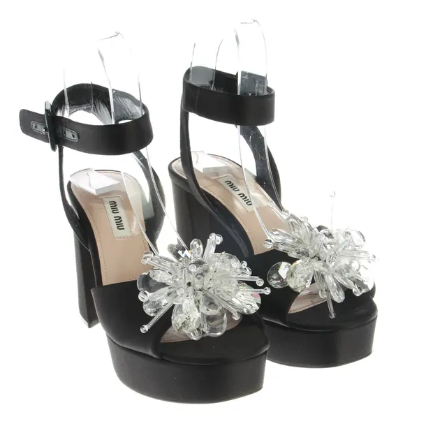 Sandaletten, in Schwarz, Miu Miu