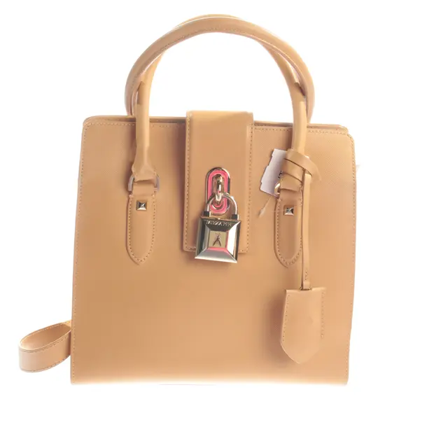 Handbag, in Light Brown, Leather, Patrizia Pepe
