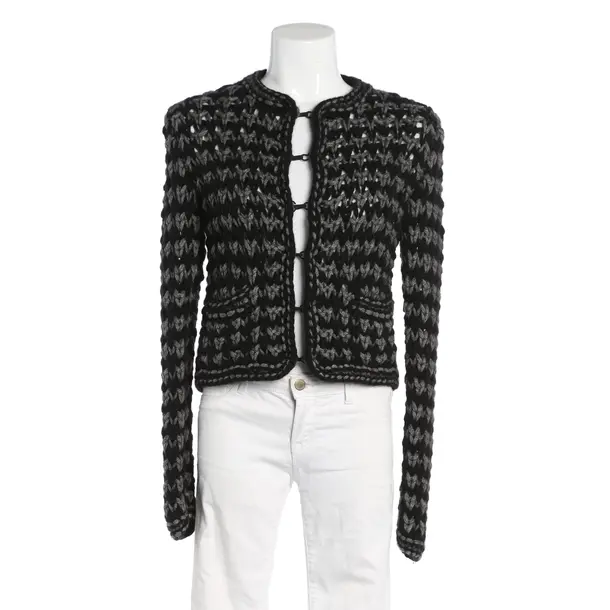 Strickjacke, in Schwarz, Wolle, Iris von Arnim
