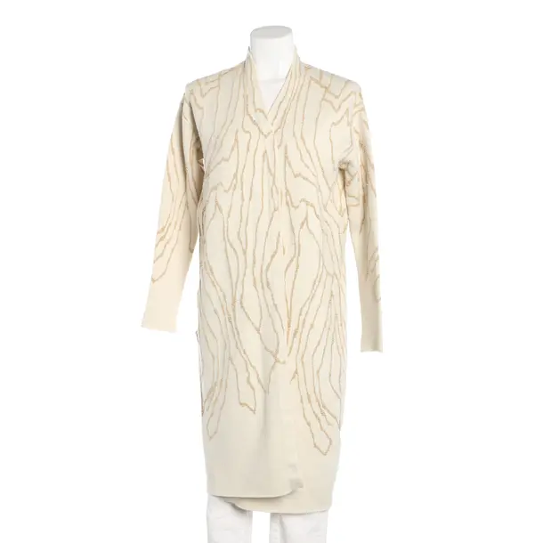 Cardigan, in Cream, Viscose, By Malene Birger