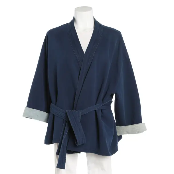 Sommerjacke, in Navy, Baumwolle, Closed