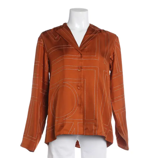 Bluse, in Hellbraun, Seide, Totême