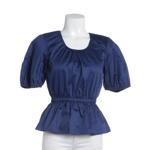 Blouse, in Navy, Cotton, Joseph