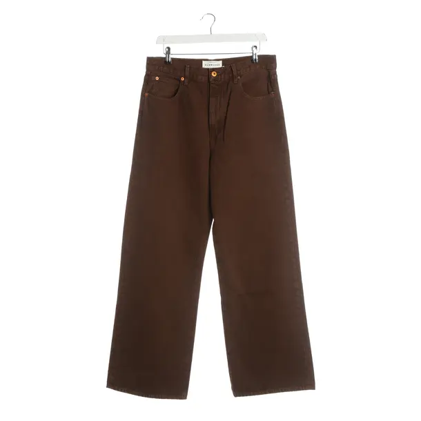 Jeans Straight Fit, in Braun, Baumwolle, Slvrlake