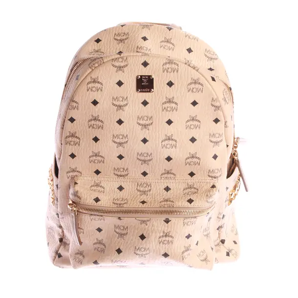 Backpack, in Beige, Leather, MCM
