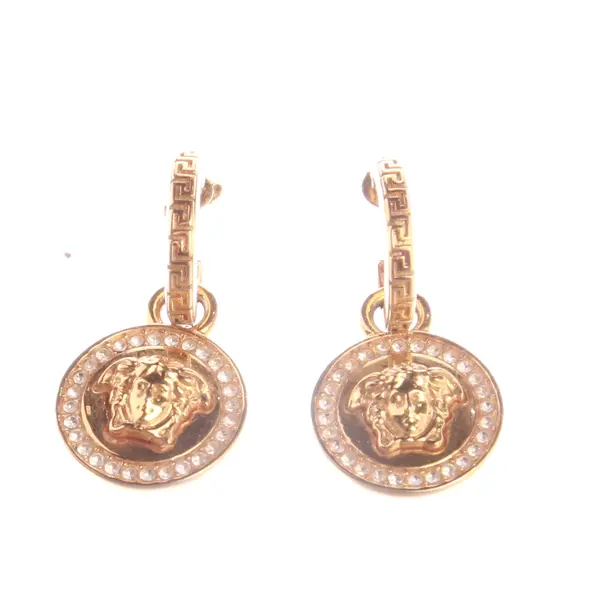 Earrings, in Gold, Metal (metallic, metallized), Versace