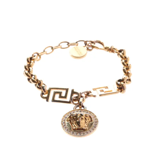 Armband, in Gold, Metall (metallisch, metallisiert), Versace