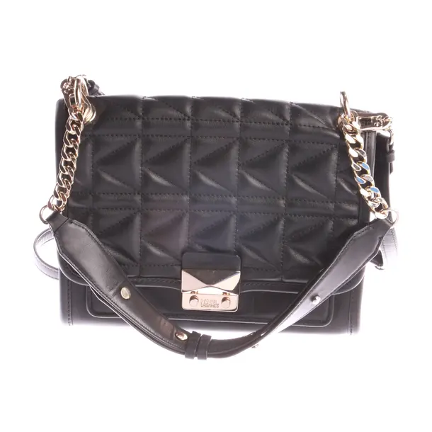 Shoulder Bag, in Black, Leather, Karl Lagerfeld