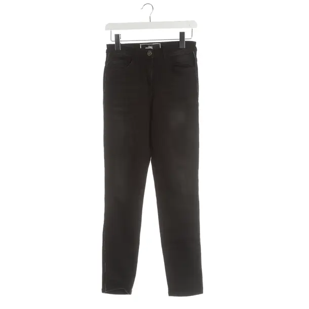 Jeans Straight Fit, in Schwarz, Baumwolle, Elisabetta Franchi