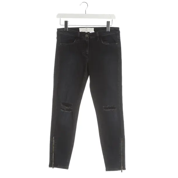 Jeans Straight Fit, in Navy, Baumwolle, Elisabetta Franchi