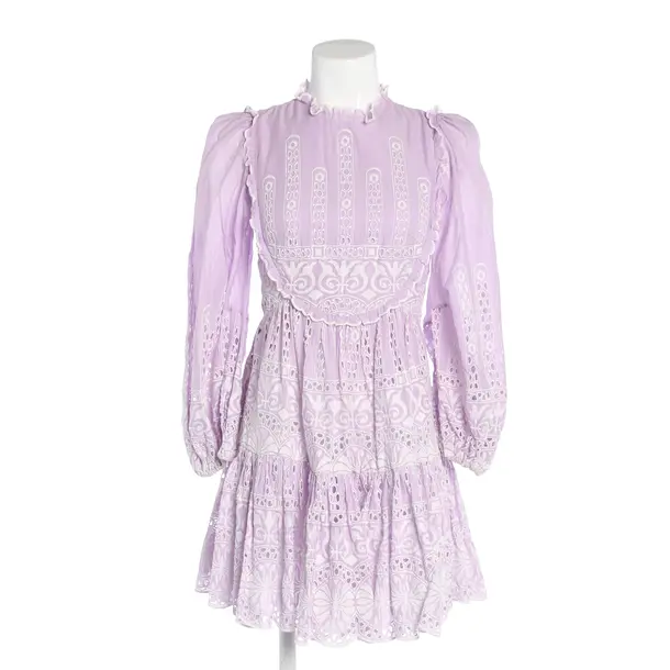 Cocktailkleid, in Lavendel, Baumwolle, Zimmermann