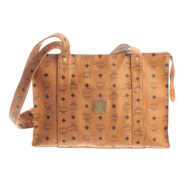 Shoulder Bag, in Light Brown, Leather, MCM