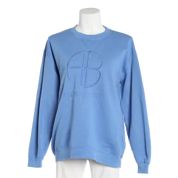 Sweatshirt, in Blau, Baumwolle, Anine Bing