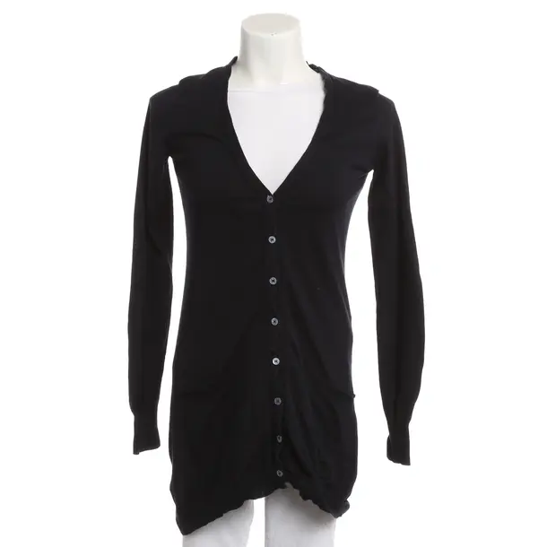 Cardigan, in Navy, Cotton, Burberry Brit