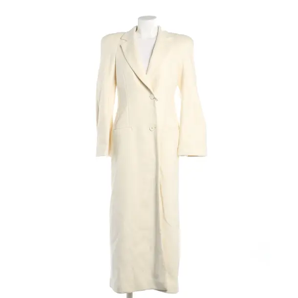 Mid-Season Coat, in Beige, Wool, Alexander McQueen