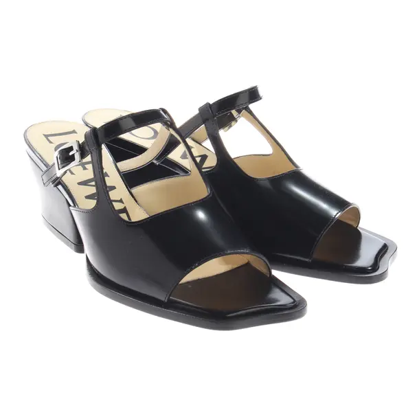 Heeled Sandals, in Black, Loewe