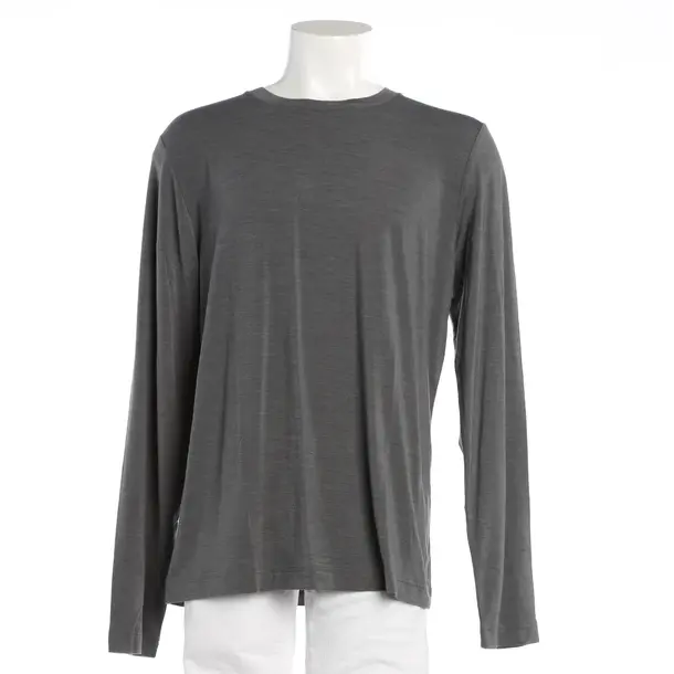 Longsleeve, in Dunkelgrau, Wolle, CDLP