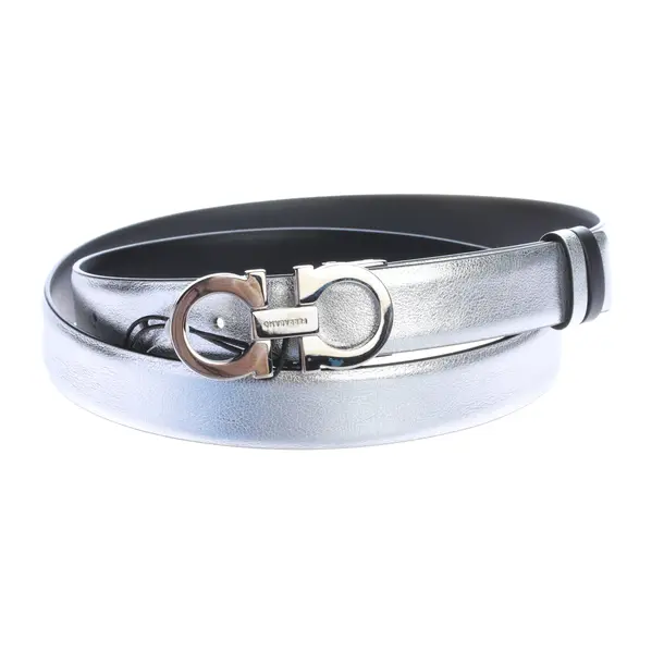 Cinture, in argento, Pelle, Salvatore Ferragamo