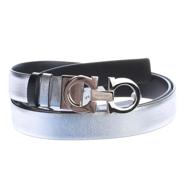 Cinture, in argento, Pelle, Salvatore Ferragamo