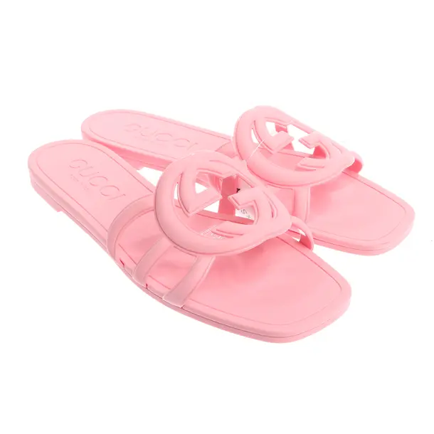 Slides, in Light Pink, Gucci