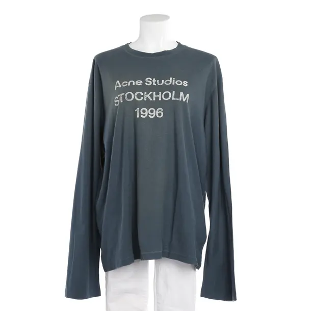 Long Sleeve Shirt, in Blue, Cotton, Acne Studios