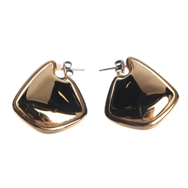 Earrings, in Gold, Metal (metallic, metallized), Bottega Veneta
