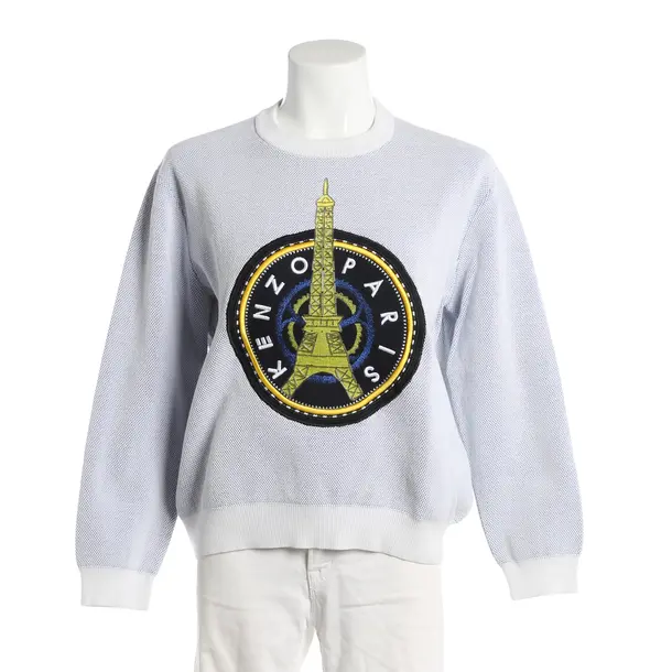 Pullover, in Hellblau, Baumwolle, Kenzo