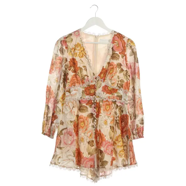 Jumpsuit, in Mehrfarbig, Leinen, Zimmermann