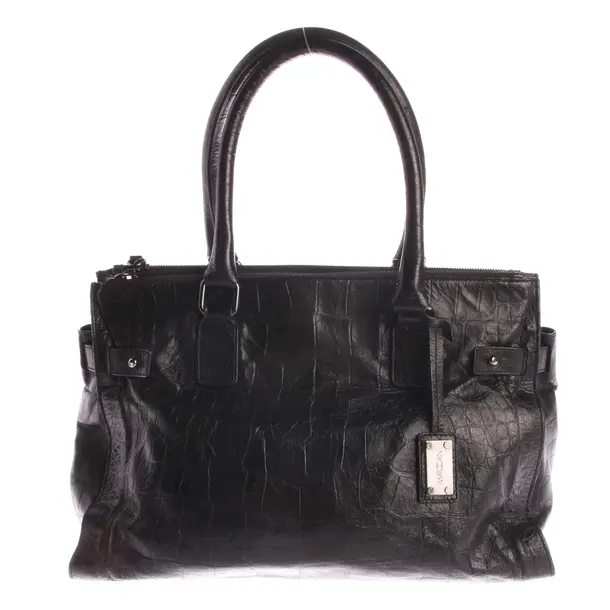 Schultertasche, in Schwarz, Leder, Marc Cain