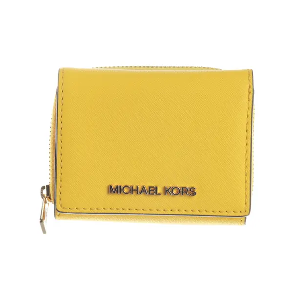 Geldbörse, in Gelb, Leder, Michael Kors
