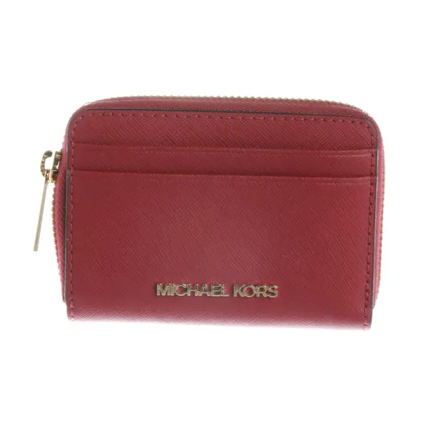 Wallet, in Raspberry, Leather, Michael Kors