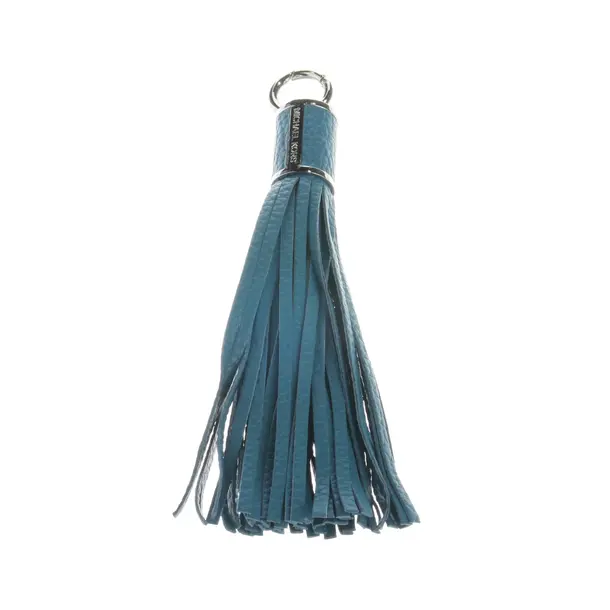 Schlüsselanhänger, in Blau, Leder, Michael Kors