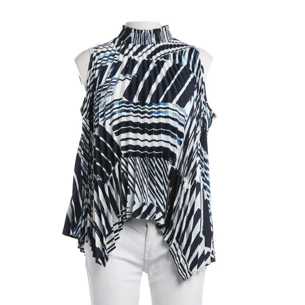 Top, in Navy, Polyester, Twin Set