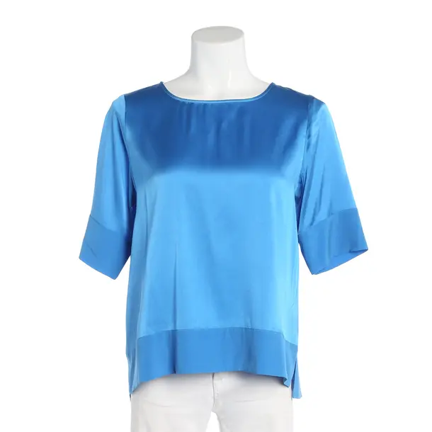 Shirt, in Blau, Seide, (The Mercer) NY