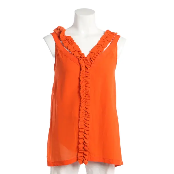 Top, in Dunkelorange, Seide, Dorothee Schumacher