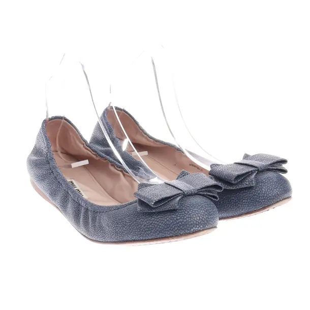 Ballerinas, in Blau, Miu Miu