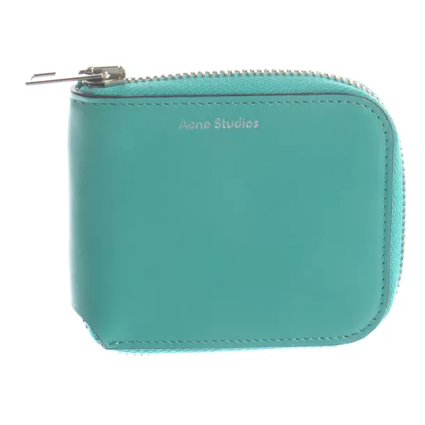 Wallet, in Turquoise, Leather, Acne Studios